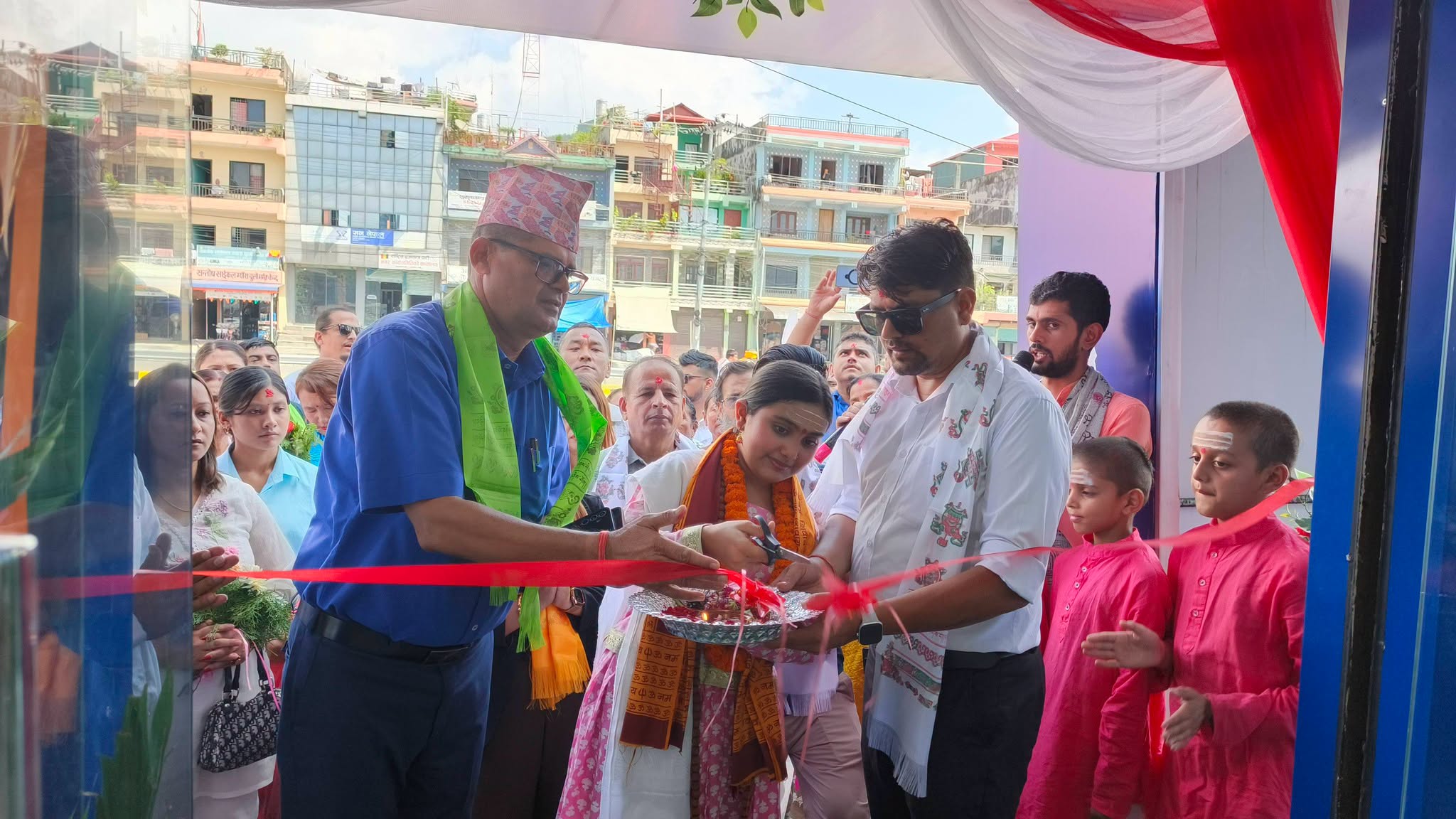 टिभीएसको दुई पाङ्ग्रे सवारीकोलागि दुलेगौंडामा एञ्जल राईडर्स प्रालिको शुभारम्भ