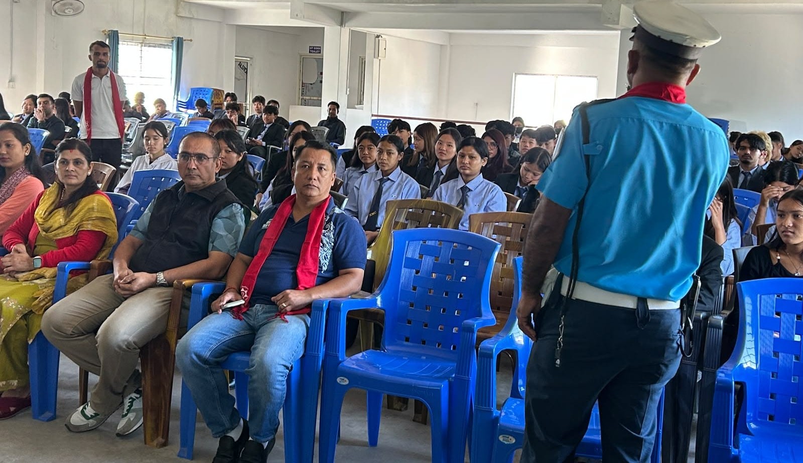 कालिका क्याम्पसका विद्यार्थीलाई सुरक्षित सवारी अभिमुखीकरण