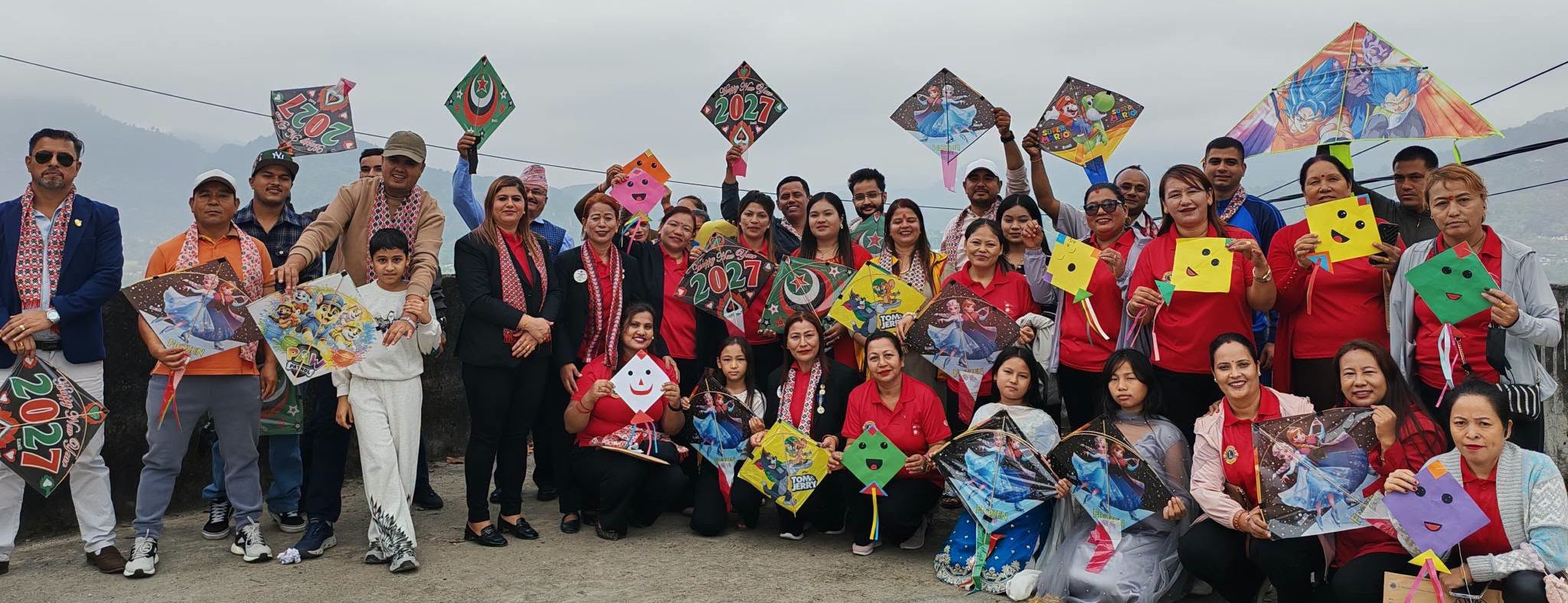लायन्स क्लब अफ तनहुँ शुक्लागण्डकी सिस्टर्सको शुभकामना आदानप्रदान तथा चङ्गा चेट
